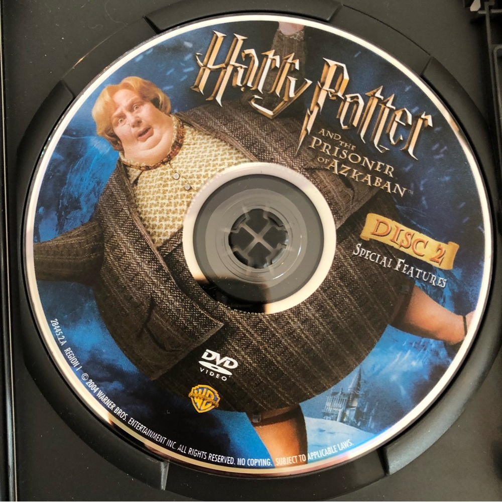 HARRY POTTER #3 Prisoner of Azkaban paperback book & DVD - Picture 5 of 11